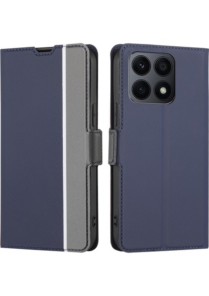 Honor X8A Için Dimi Doku Pu Kılıf (Yurt Dışından)