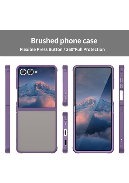 Samsung Galaxy Z Flip7 5g Için Buzlu Pc + Tpu Telefon Kılıfı (Yurt Dışından) fiyatları