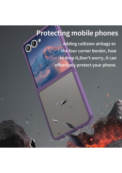 Samsung Galaxy Z Flip7 5g Için Buzlu Pc + Tpu Telefon Kılıfı (Yurt Dışından) fırsatları