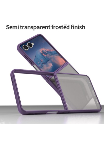 Samsung Galaxy Z Flip7 5g Için Buzlu Pc + Tpu Telefon Kılıfı (Yurt Dışından) indirimleri