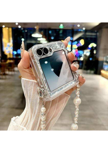 Samsung Galaxy Z Flip5 Için Sedefli Shl Doku Kılıf (Yurt Dışından) fiyatları