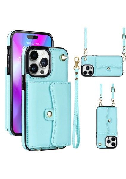 iPhone 14 Pro Max Için Crossbody Telefon Kılıfı (Yurt Dışından)
