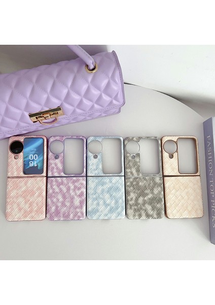 Oppo Find N3 Flip Için Renkli Dokuma Desenli Kılıf (Yurt Dışından) fırsatları