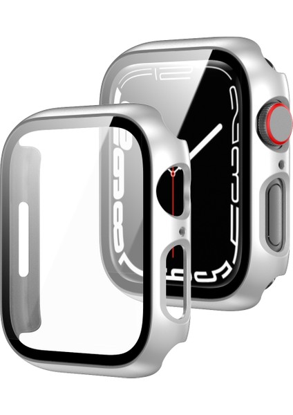 Apple Watch Serisi 8/7 45MM Için 2'si 1 Arada Koruyucu Kılıf (Yurt Dışından)