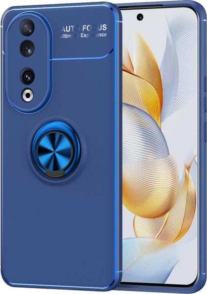 Honor 90 Için Metal Halkalı Tpu Telefon Kılıfı (Yurt Dışından)
