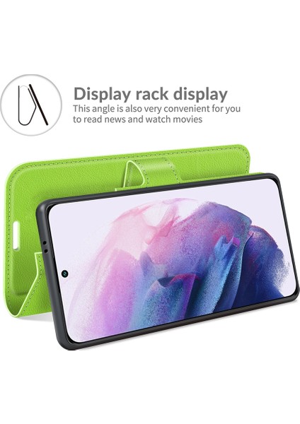 Samsung S22 Litchi Doku Çevirme Koruyucu Tpu Kılıf Galaxy S22 5g Için (Yurt Dışından) indirimleri