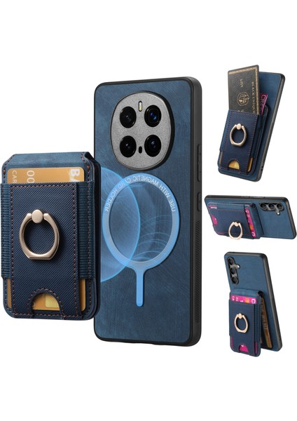Honor Magic7 Pro Için Retro Standlı Kart Kılıfı (Yurt Dışından)