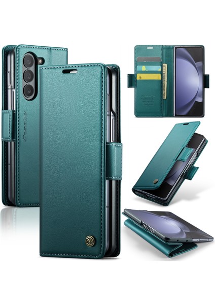 023 Rfıd Pu Kılıf Samsung Galaxy Z Fold5 (Yurt Dışından)