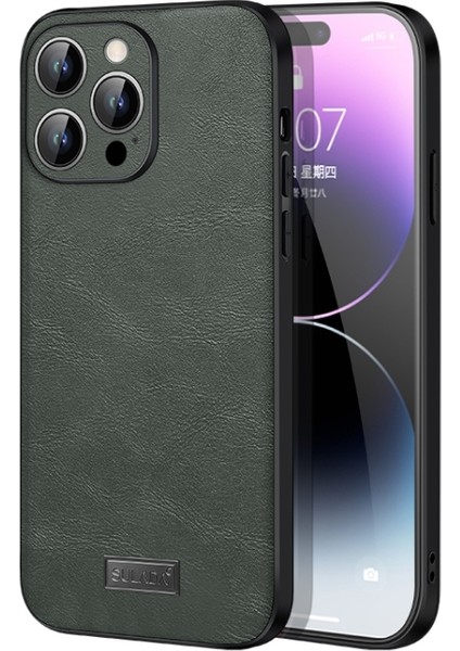 iPhone 14 Pro Max Için Tpu + El Yapımı Deri Kılıf (Yurt Dışından) fiyatları