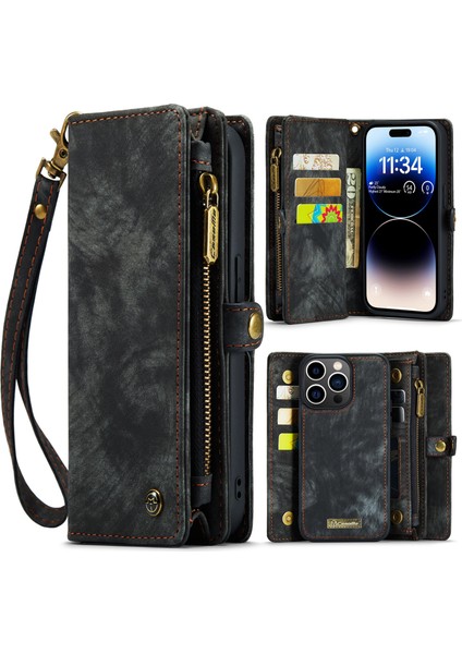 iPhone 14 Pro Için Caseme 008 Pu Kılıf (Yurt Dışından)