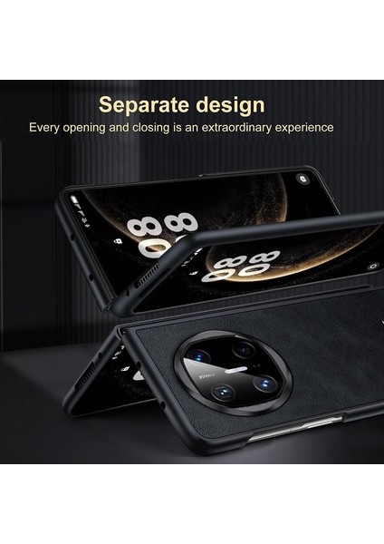 Huawei Mate X6 Için Sulada Tpu Hibrit Deri Kılıf (Yurt Dışından) fiyatları
