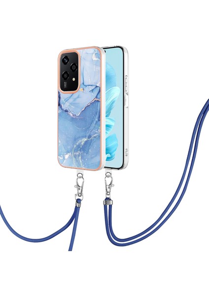 Honor 200 Lite Global Için Kordonlu Mermer Imd Kılıf (Yurt Dışından)