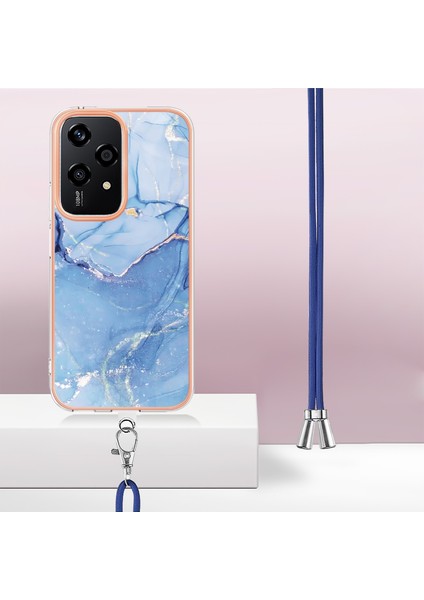 Honor 200 Lite Global Için Kordonlu Mermer Imd Kılıf (Yurt Dışından) modelleri