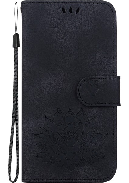 Realme C61 / C63 / Note 60 Için Lotus Kabartmalı Pu Kılıf (Yurt Dışından) fiyatları