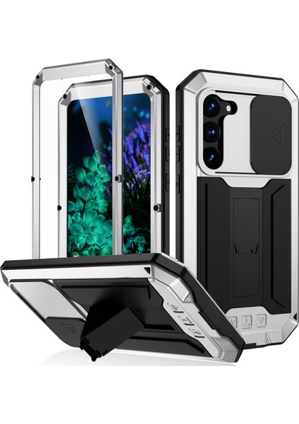 Samsung Galaxy S23+ 5g Için Kayar Kamera Tasarımlı Kılıf (Yurt Dışından)