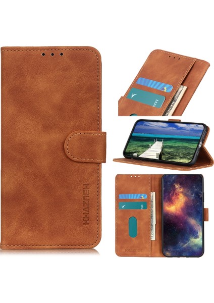 Honor X9A 5g / Magic5 5g Için Retro Dokulu Pu Kılıf (Yurt Dışından)