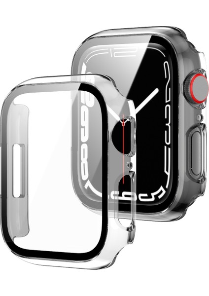 Apple Watch Serisi 8/7 45MM Için 2'si 1 Arada Koruyucu Kılıf (Yurt Dışından)