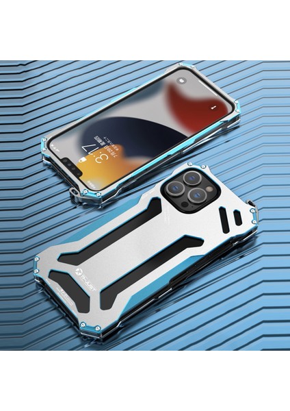 iPhone 13 Için R-Just Armor Metal Koruyucu Kılıf (Yurt Dışından)