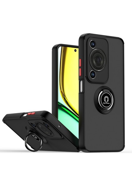 Huawei Enjoy 70 / Nova Y72 Için Tpu + Yüzüklü Pc Telefon Kılıfı (Yurt Dışından)
