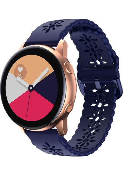 Samsung Galaxy Watch4 20MM Için Silikon Saat Bandı (Yurt Dışından)
