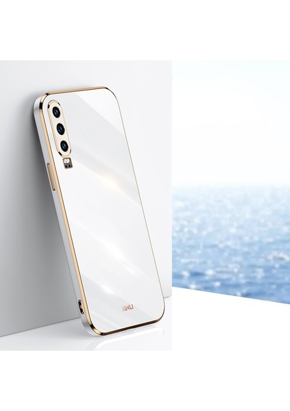 Huawei P30 Için 6d Kaplama Altın Kenar Tpu Kılıf (Yurt Dışından)