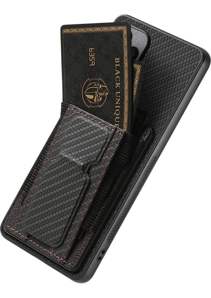 Honor Magic7 Pro Için Karbon Fiber Stand Kılıfı (Yurt Dışından) fırsatları