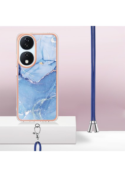 Honor X7B 4g / 5g Için Kordonlu Mermer Imd Kılıf (Yurt Dışından) modelleri