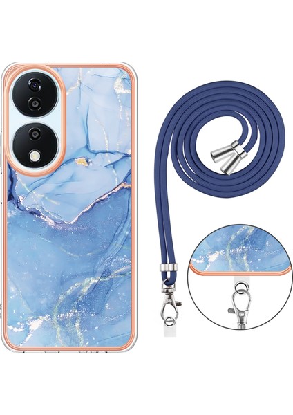 Honor X7B 4g / 5g Için Kordonlu Mermer Imd Kılıf (Yurt Dışından) fırsatları