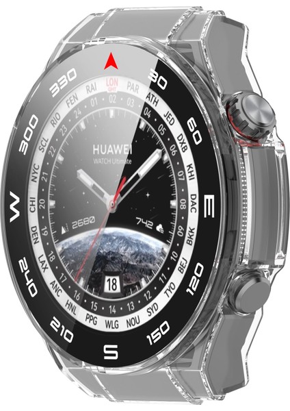 Huawei Watch Ultimate Için Pc+ Sertleştirilmiş Film Izleme Kılıfı (Yurt Dışından)
