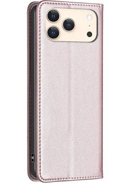iPhone 17 Pro Max Için Manyetik Deri Telefon Kılıfı (Yurt Dışından) modelleri