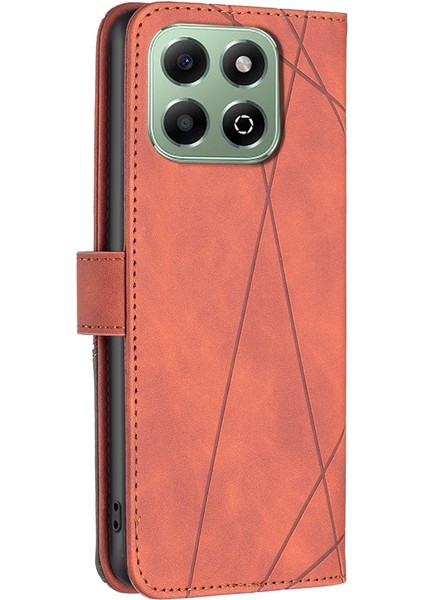 Honor X6B Için Eşkenar Dörtgen Dokulu Pu Kılıf (Yurt Dışından) indirimleri