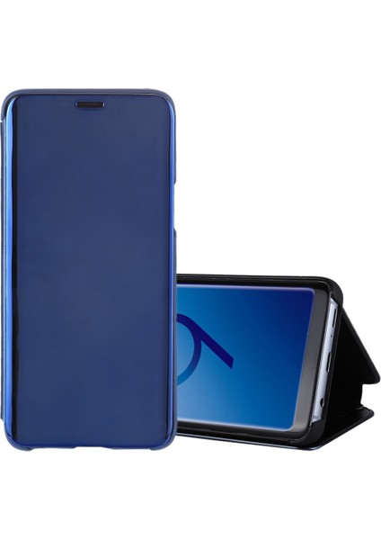 Samsung Galaxy S9+ Için Elektrokaplama Ayna Pu Kılıf (Yurt Dışından)