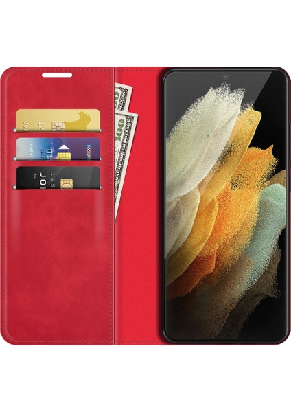 Galaxy S22 Ultra 5g Manyetik Emme Deri Kılıf Için (Yurt Dışından) modelleri