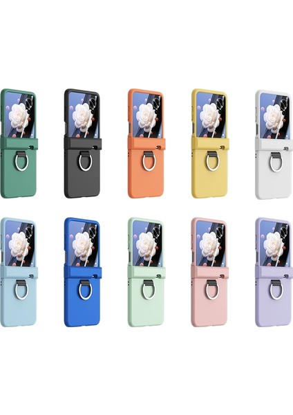 Honor Magic V Flip Için Cilt Fe Yüzük Telefon Kılıfı (Yurt Dışından) fiyatları