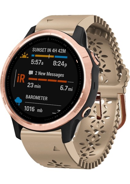 Garmin Fenix ​​6s Için Silikon Saat Bandı (Yurt Dışından)