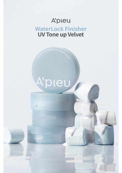 Yağ Kontrolü Sağlayan, Güneş Koruyucu, Ton Eşitleyici A'pıeu Waterlock Finisher Uv Tone-Up Velvet