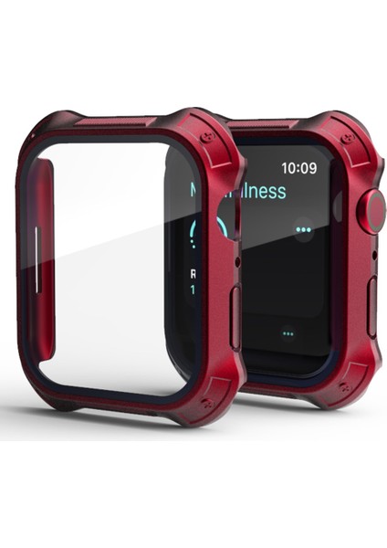 Apple Watch Serisi 9/8/7 41MM Için 2'si 1 Arada Ekran Koruyucu Kılıf (Yurt Dışından)