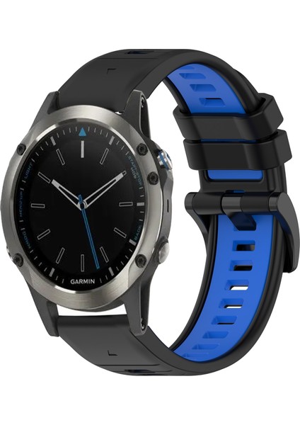Garmin Quatix 5 Için 22MM Silikon Saat Bandı (Yurt Dışından)
