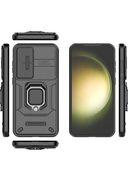 Samsung Galaxy S25+ 5g Için Tpu + Pc Kayar Telefon Kılıfı (Yurt Dışından) modelleri