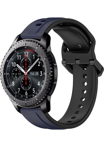 Samsung Gear S3 Frontier Için Dışbükey Döngü Silikon Kayış (Yurt Dışından)