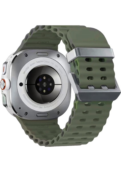 Samsung Galaxy Watch Ultra 47MM Için Ocean Silikon Kayış (Yurt Dışından)