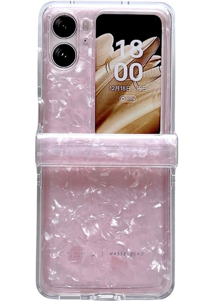Oppo Find N2 Flip Için Sedefli Shl Doku Kılıfı (Yurt Dışından)