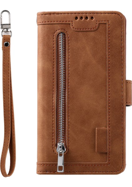 Honor X6B 4g Global Için Fermuarlı Cüzdan Çanta Pu Kılıf (Yurt Dışından) fırsatları