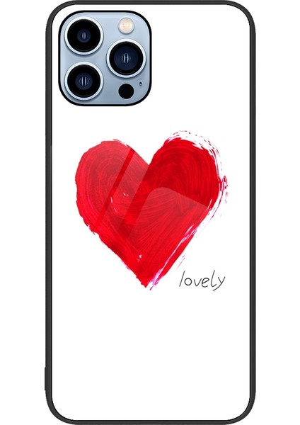 iPhone 14 Pro Max Için Renkli Boyalı Gl Telefon Kılıfı (Yurt Dışından)