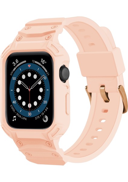 Apple Watch Series 10/11 46MM Için Tpu Kılıflı Saat Kayışı (Yurt Dışından)