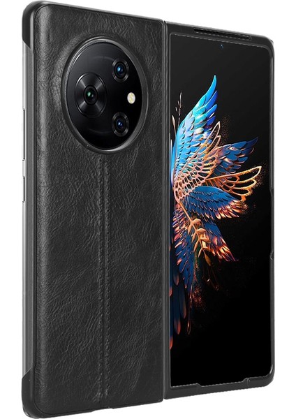 Tecno Phantom V Fold Için Inek Desenli Dikiş Telefon Kılıfı (Yurt Dışından) modelleri