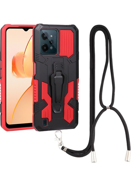 Oppo Realme C31 Için Kordon Pc + Tpu Kılıf (Yurt Dışından)