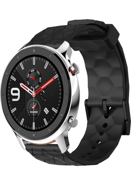 Amazfit Gtr 4 Için Futbol Desenli Silikon Saat Bandı (Yurt Dışından)