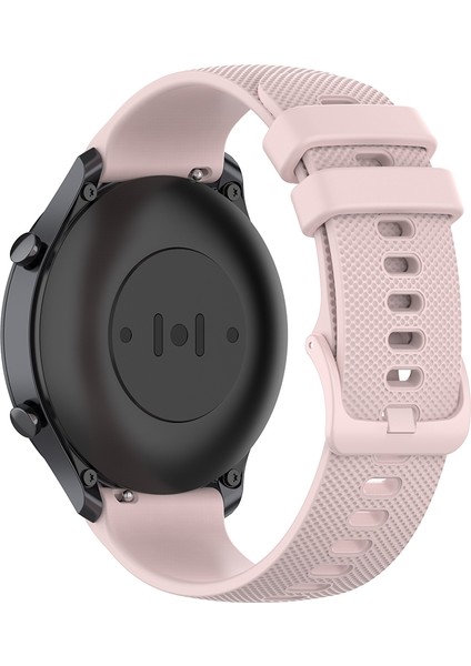 Xiaomi Izle Renkli 22MM Küçük Ekose Doku Silikon Bilek Kayışı Kordonlu Saat (Beyaz) (Yurt Dışından) fiyatları