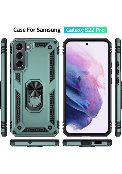 Samaung Galaxy S22+ 5g Için Darbeye Dayanıklı Tpu + Pc Kılıfı (Yurt Dışından) modelleri